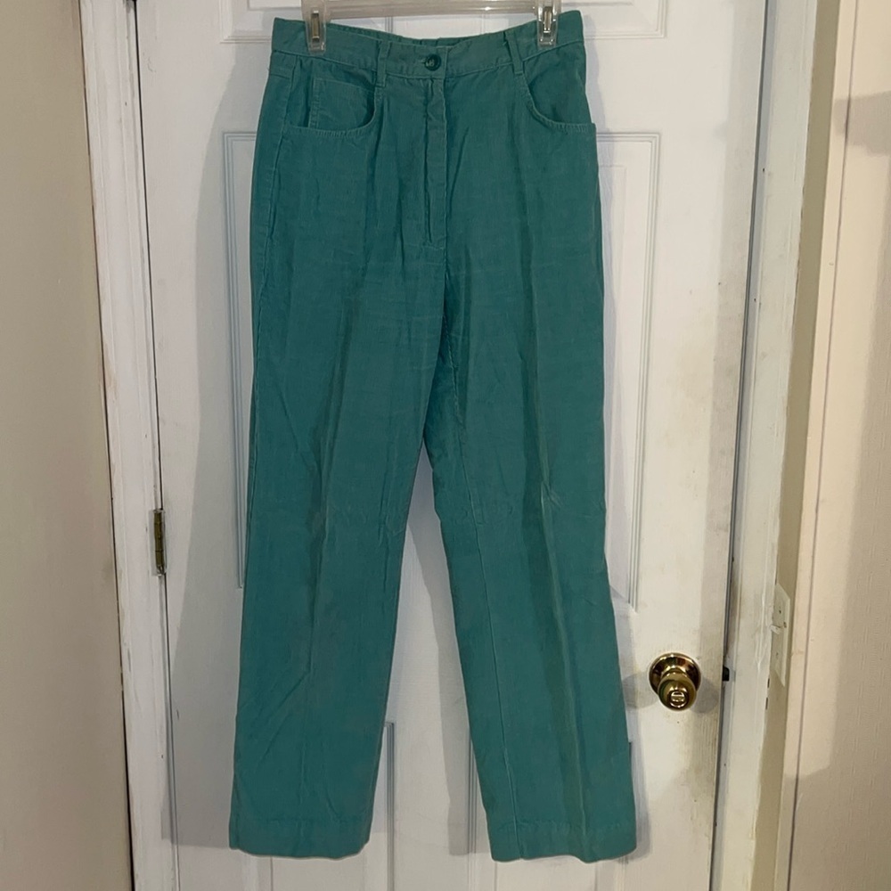 Country Craft Vintage Teal Corduroy Pants 13/14